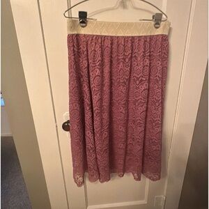 Pink skirt